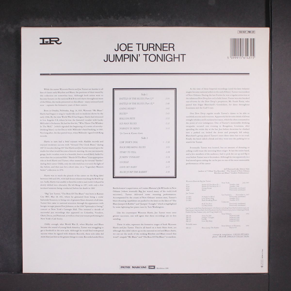 jumpin' tonight by JOE TURNER