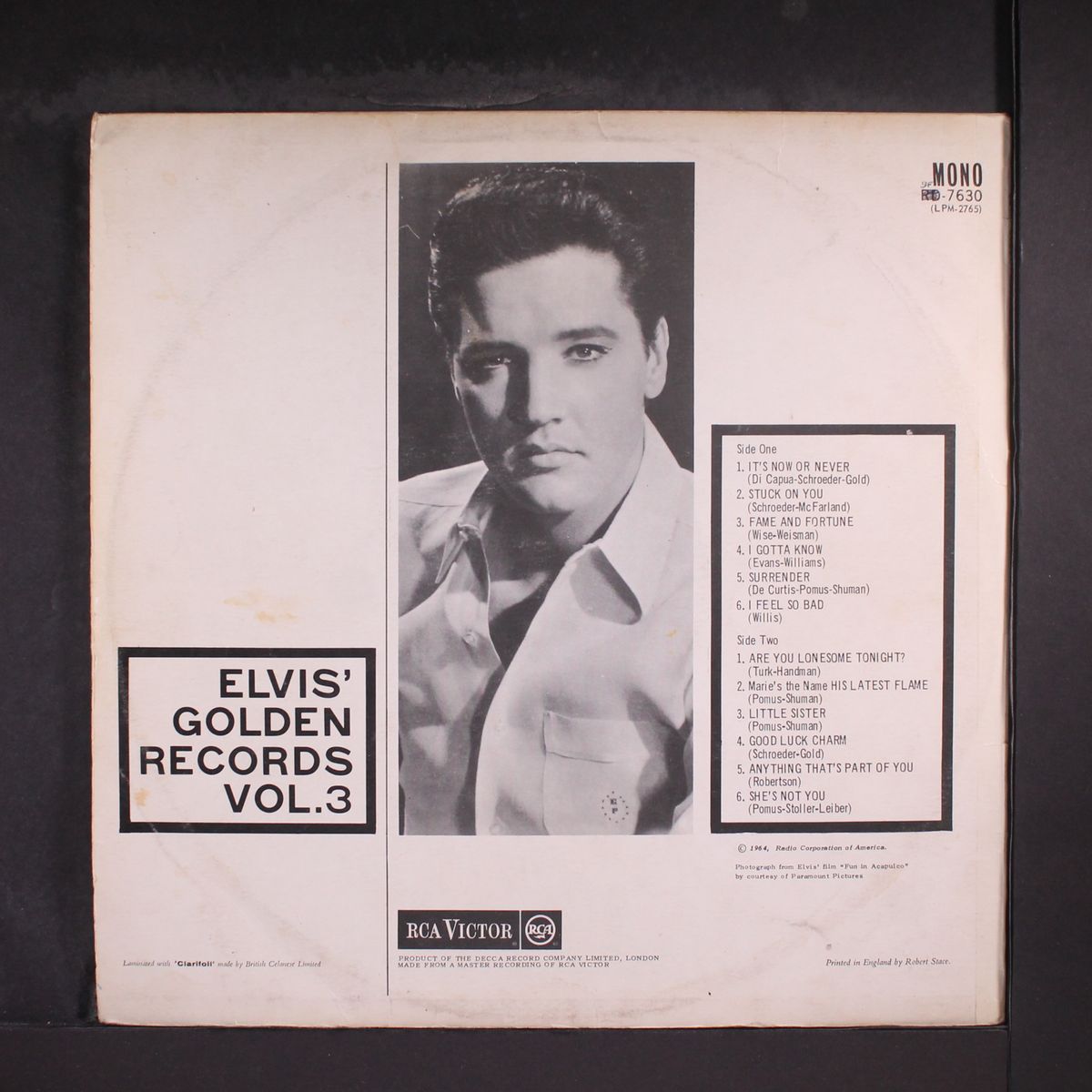 elvis' golden records, vol. 3 by ELVIS PRESLEY