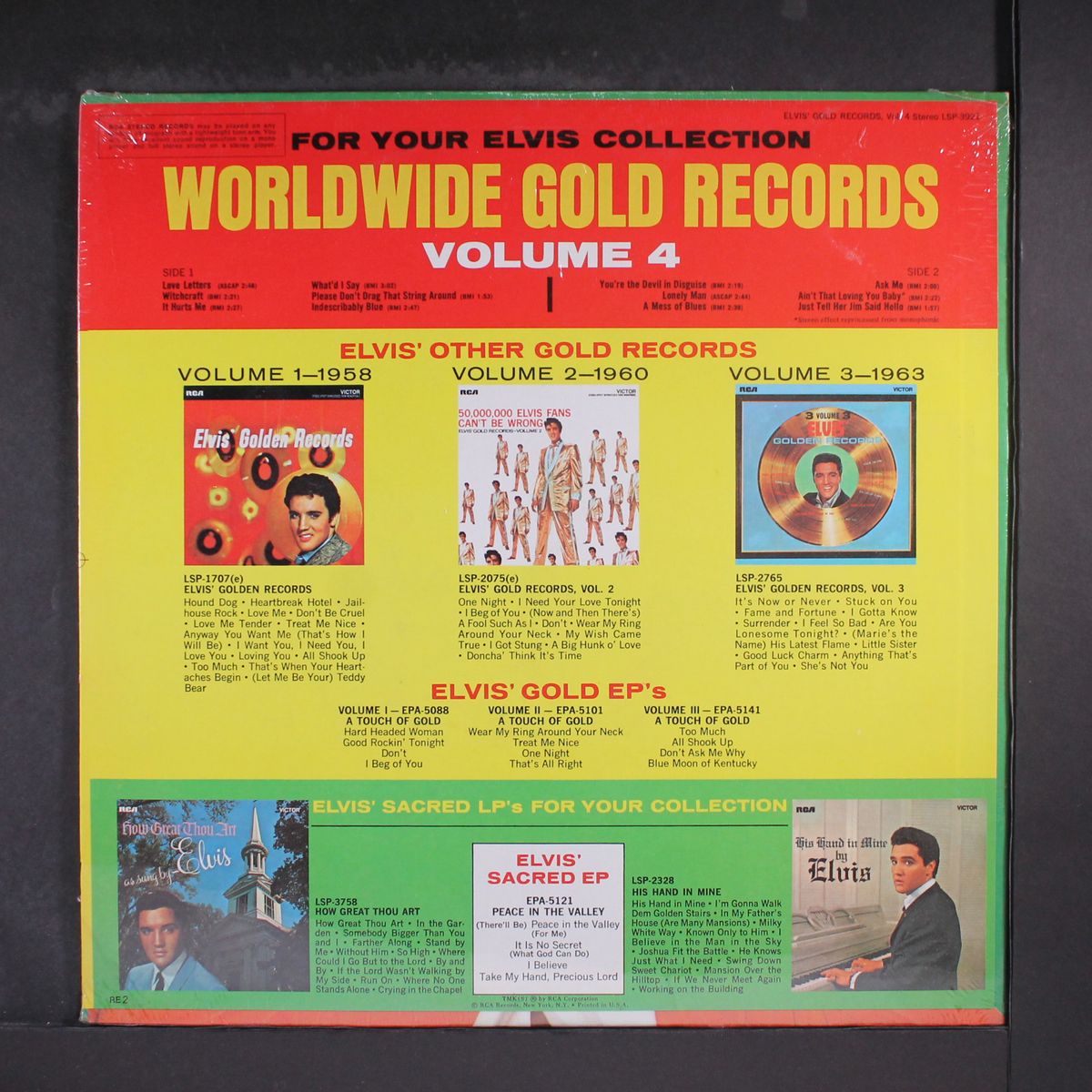 elvis' gold records, vol. 4 by ELVIS PRESLEY