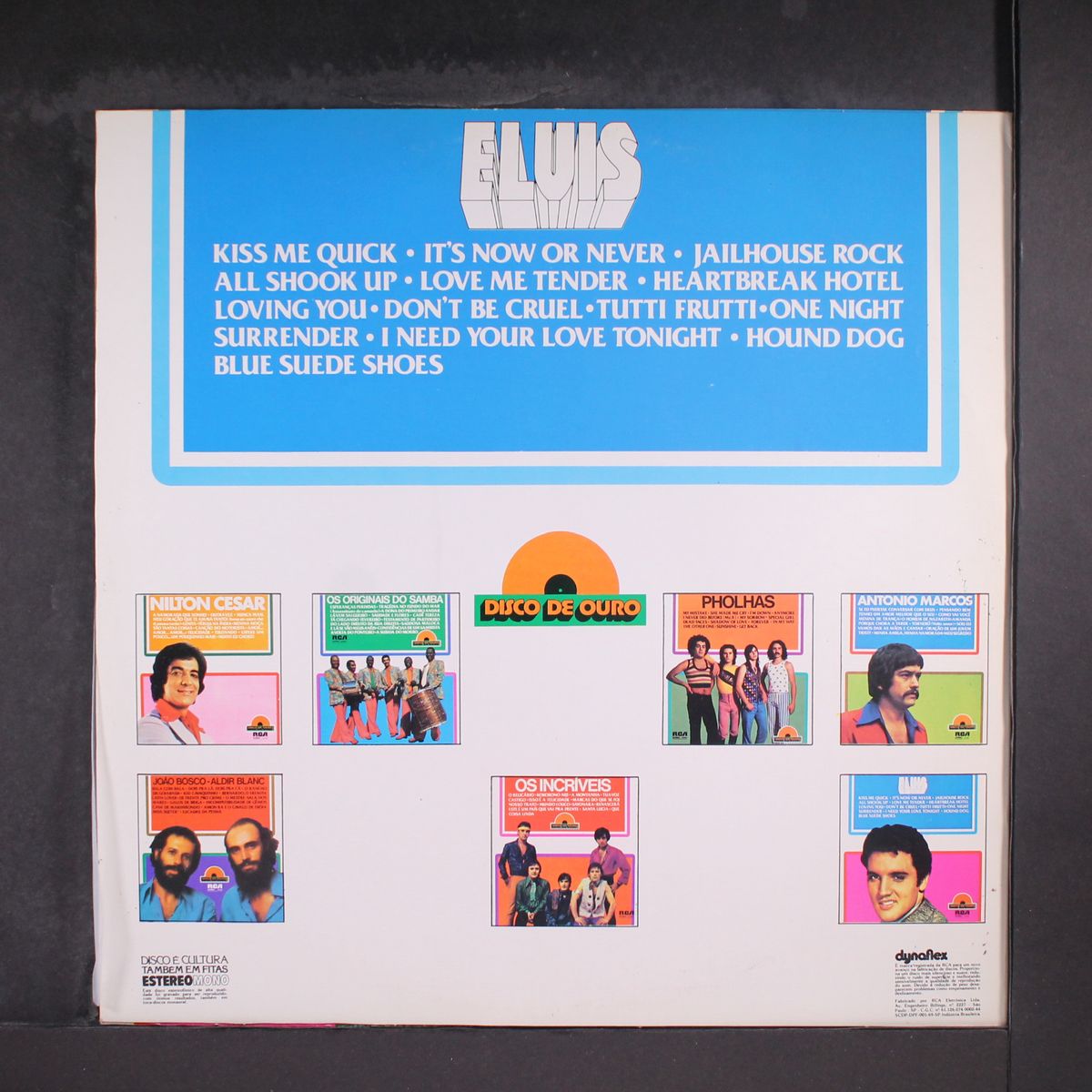 disco de ouro, elvis by ELVIS PRESLEY