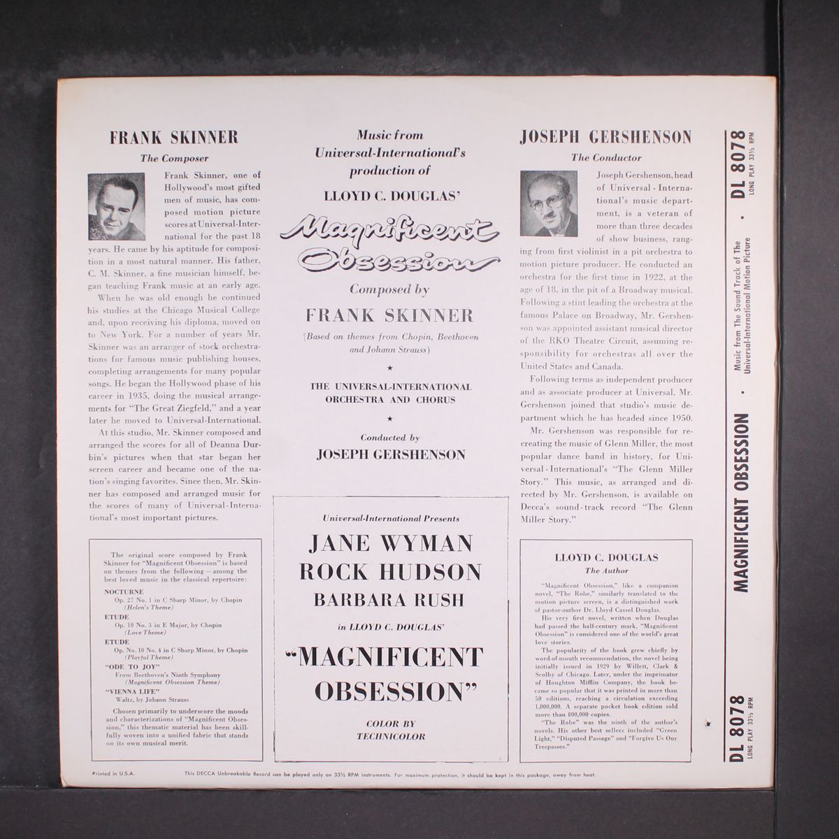 magnificent obsession by SOUNDTRACK