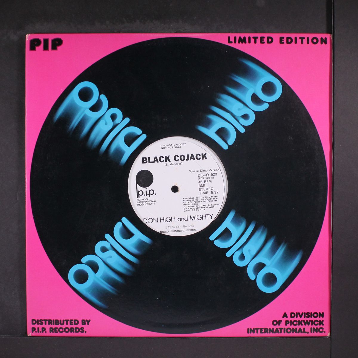 black cojack / disco version by DON HIGH AND MIGHTY