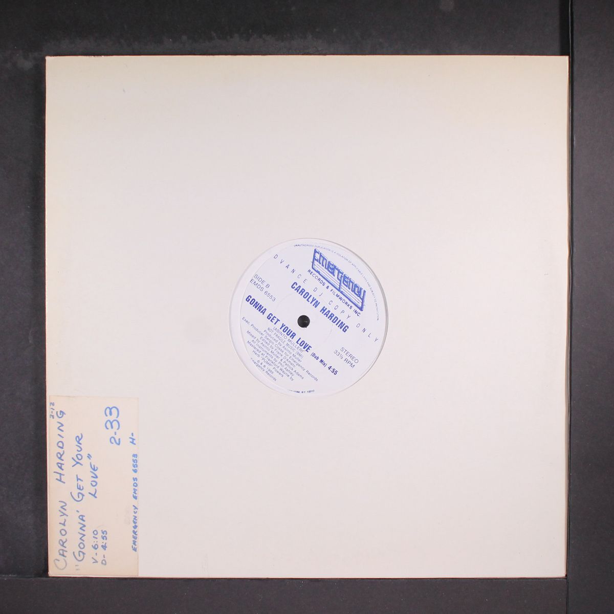 gonna get your love / dub by CAROLYN HARDING