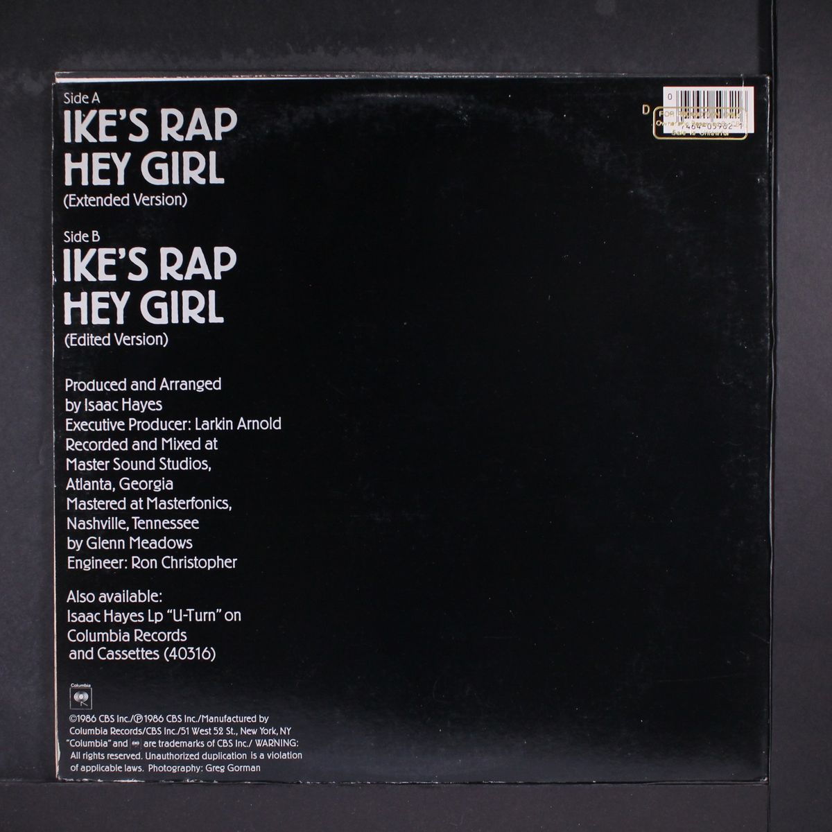 ike's rap by ISAAC HAYES