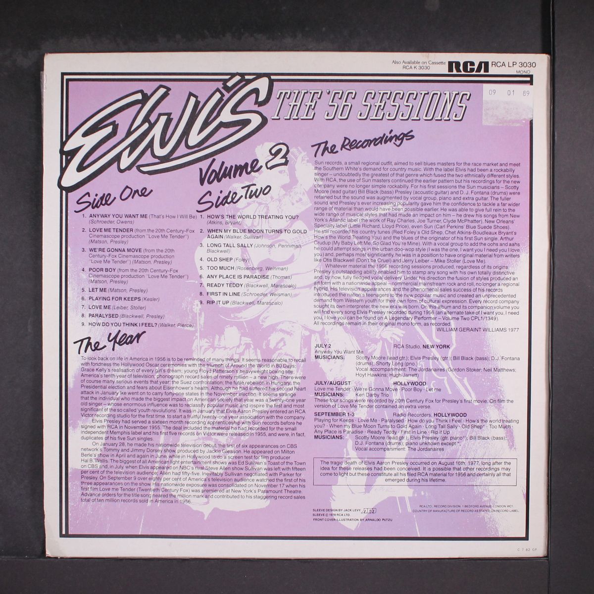 the '56 sessions vol. 2 by ELVIS PRESLEY