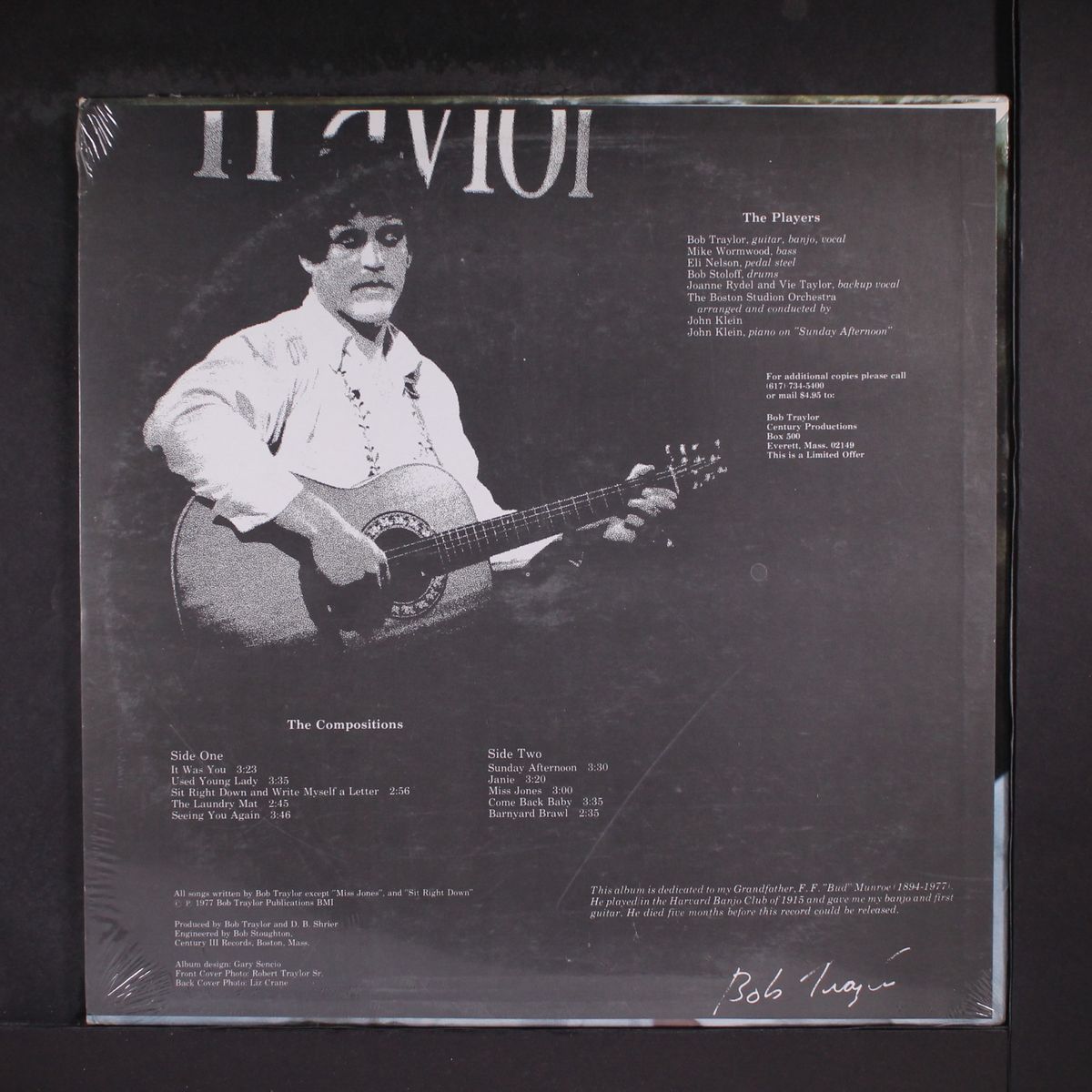 it was you by BOB TRAYLOR
