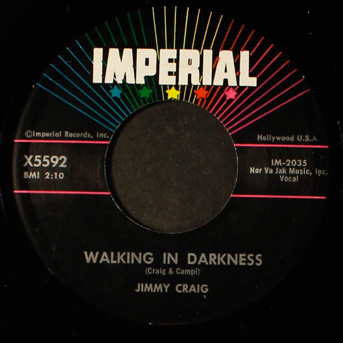 oh! little girl! / walking in darkness by JIMMY CRAIG