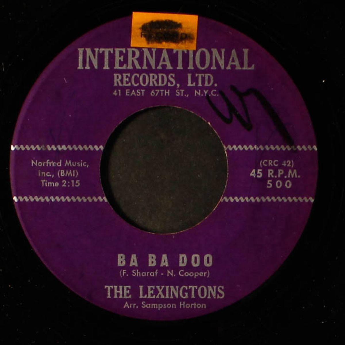 my honey loves another guy / ba ba doo by LEXINGTONS