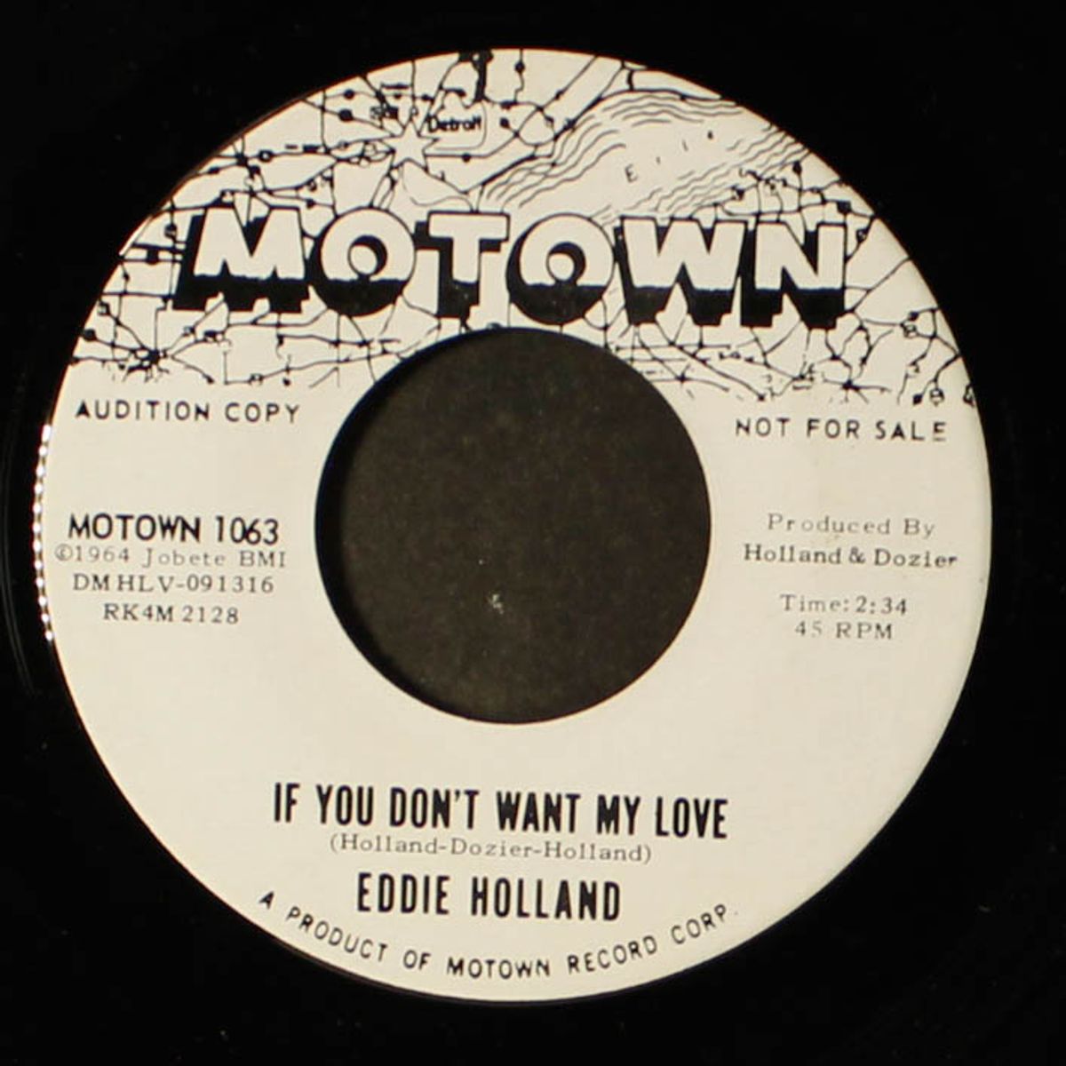 candy to me / if you don't want my love by EDDIE HOLLAND
