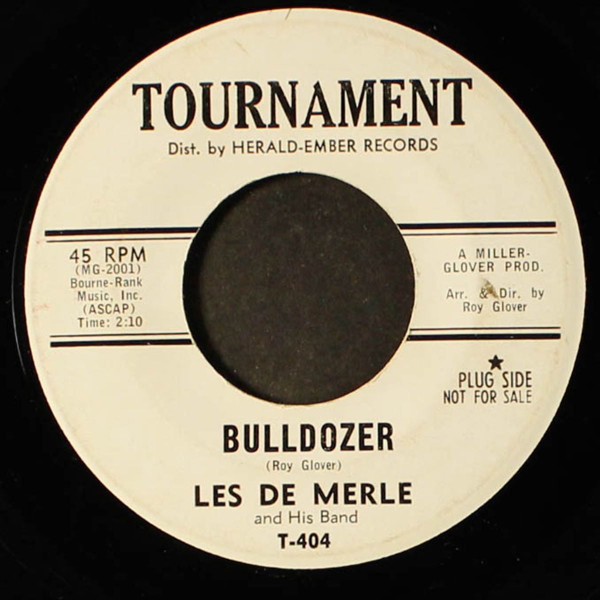 bulldozer / glendale stomp off by LES DE MERLE AND HIS BAND