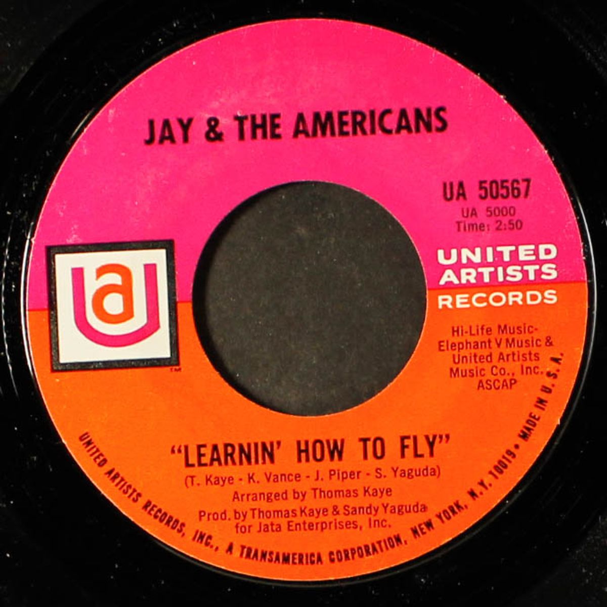 for the love of a lady / learnin' how to fly by JAY & AMERICANS