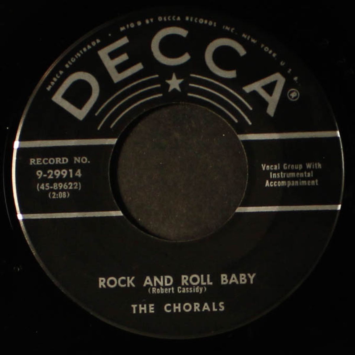 in my dream / rock and roll baby by CHORALS