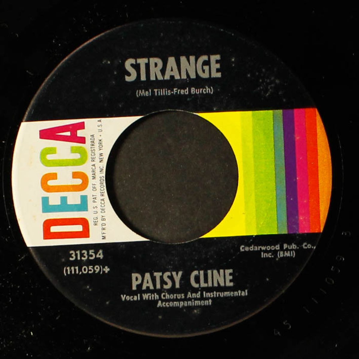 strange / she's got you by PATSY CLINE