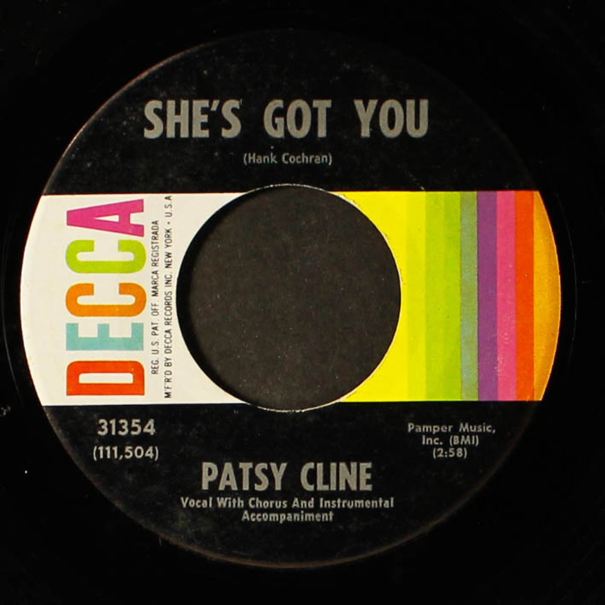 strange / she's got you by PATSY CLINE