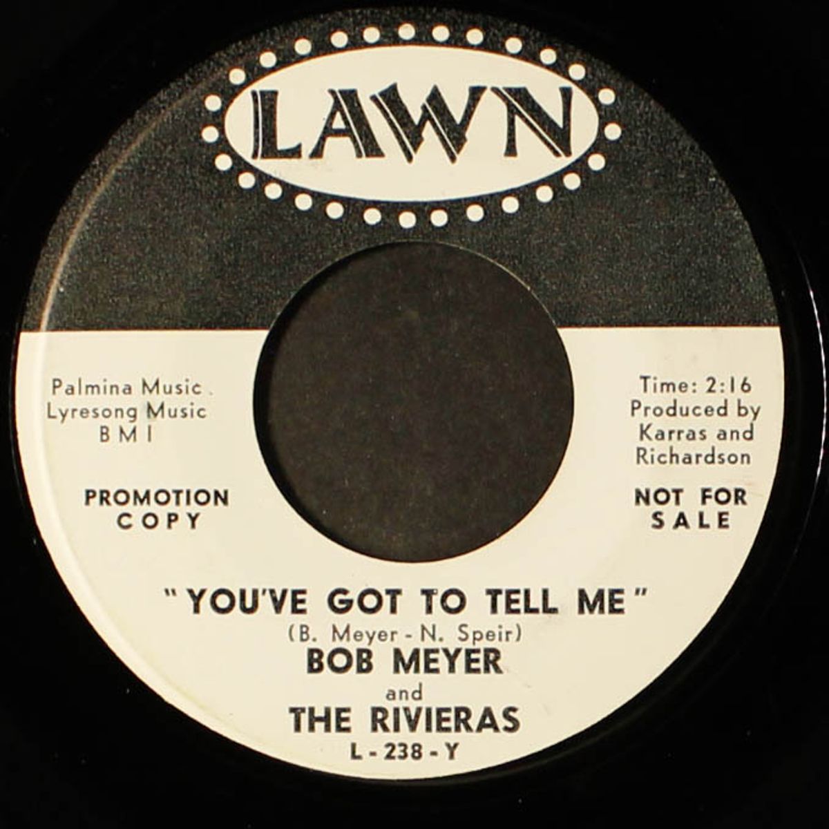 you've got to tell me / behold by BOB MEYER & RIVIERAS
