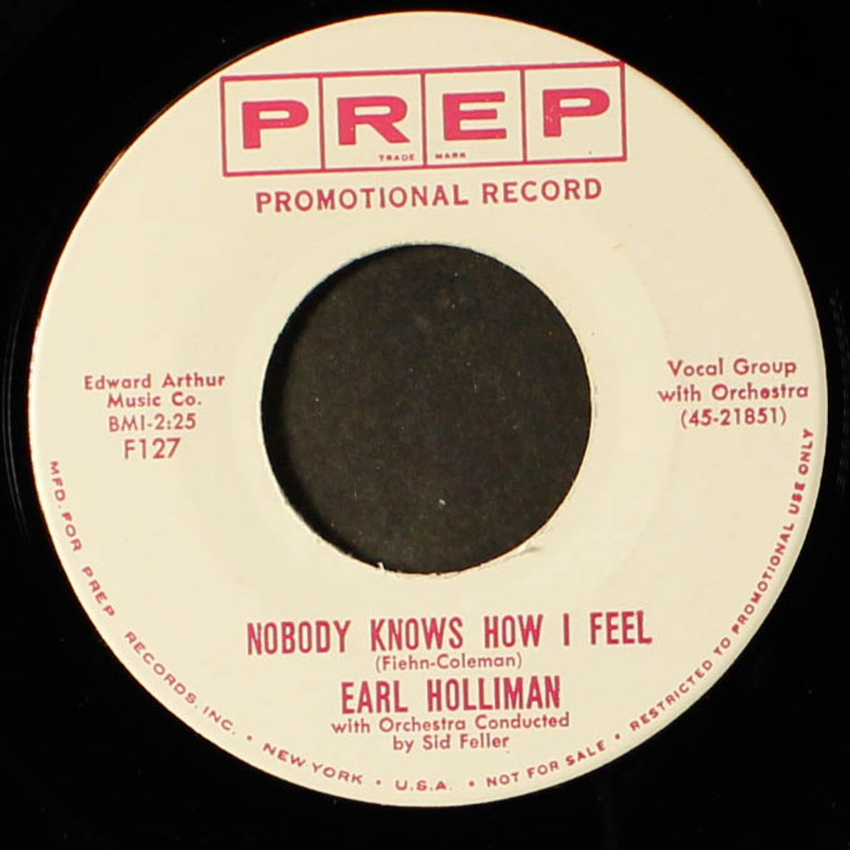 nobody knows how i feel / sittin' and a gabbin' by EARL HOLLIMAN