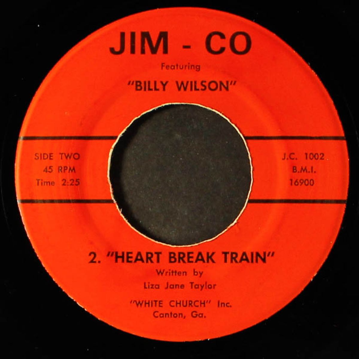 country boy / heart break train by BILLY WILSON
