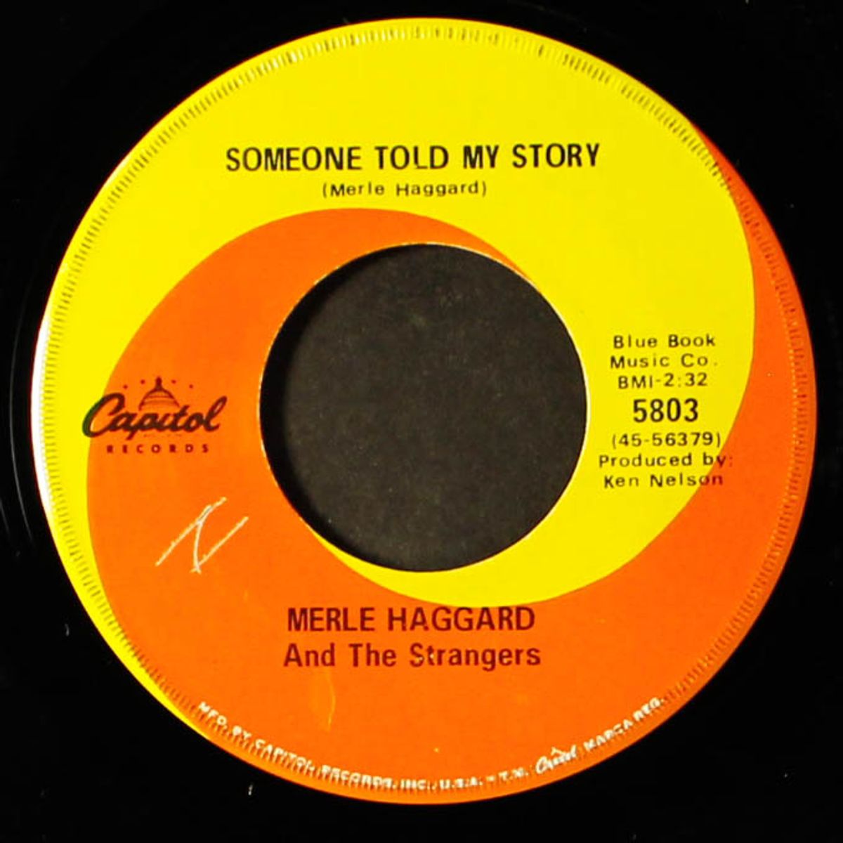 i'm a lonesome fugitive / somebody told my story by MERLE HAGGARD