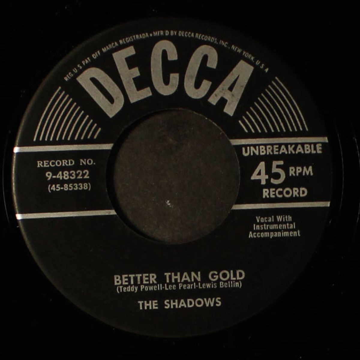 big mouth mama / better than gold by SHADOWS