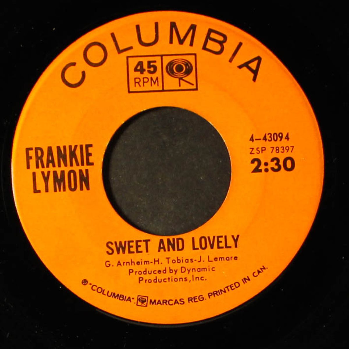 sweet and lovely / somewhere by FRANKIE LYMON