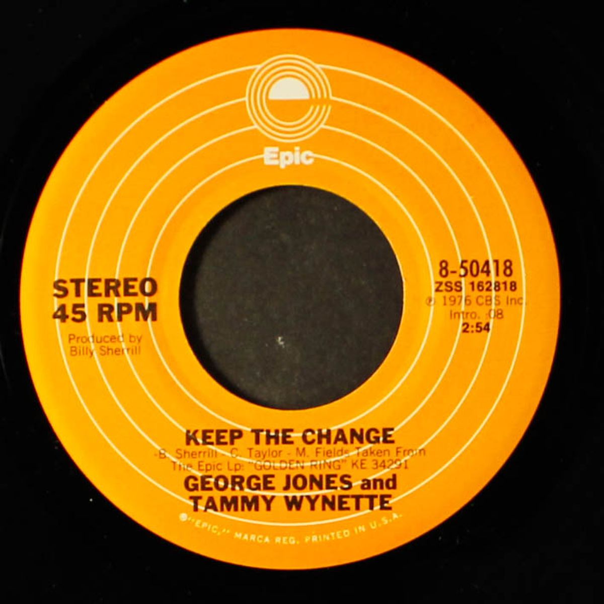 southern california / keep the change by GEORGE JONES & TAMMY WYNETTE