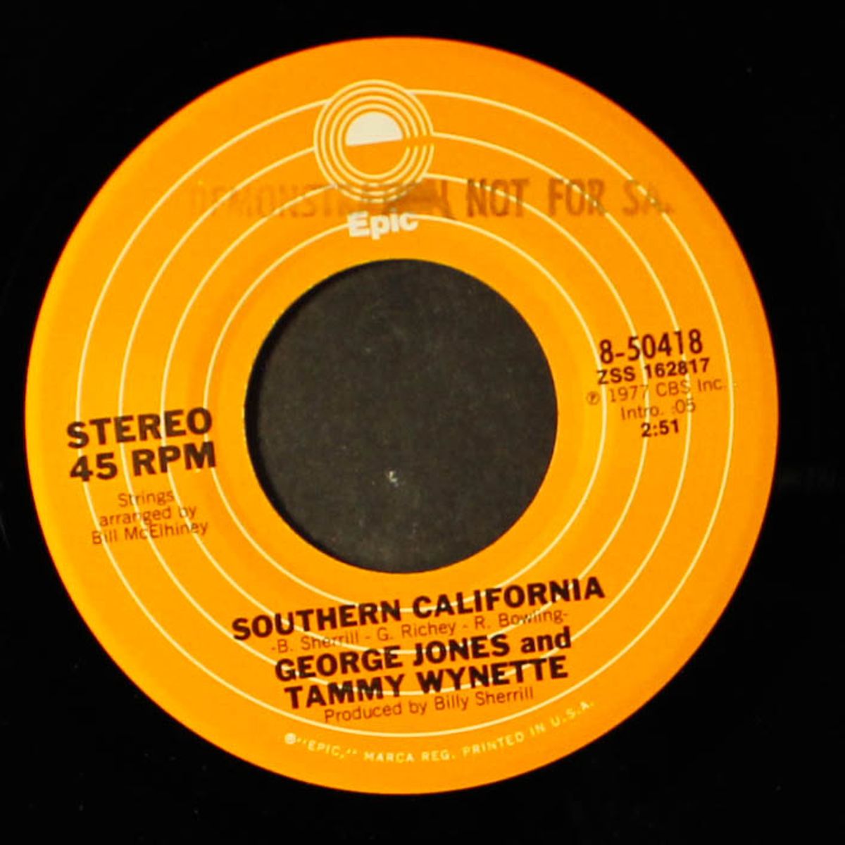 southern california / keep the change by GEORGE JONES & TAMMY WYNETTE