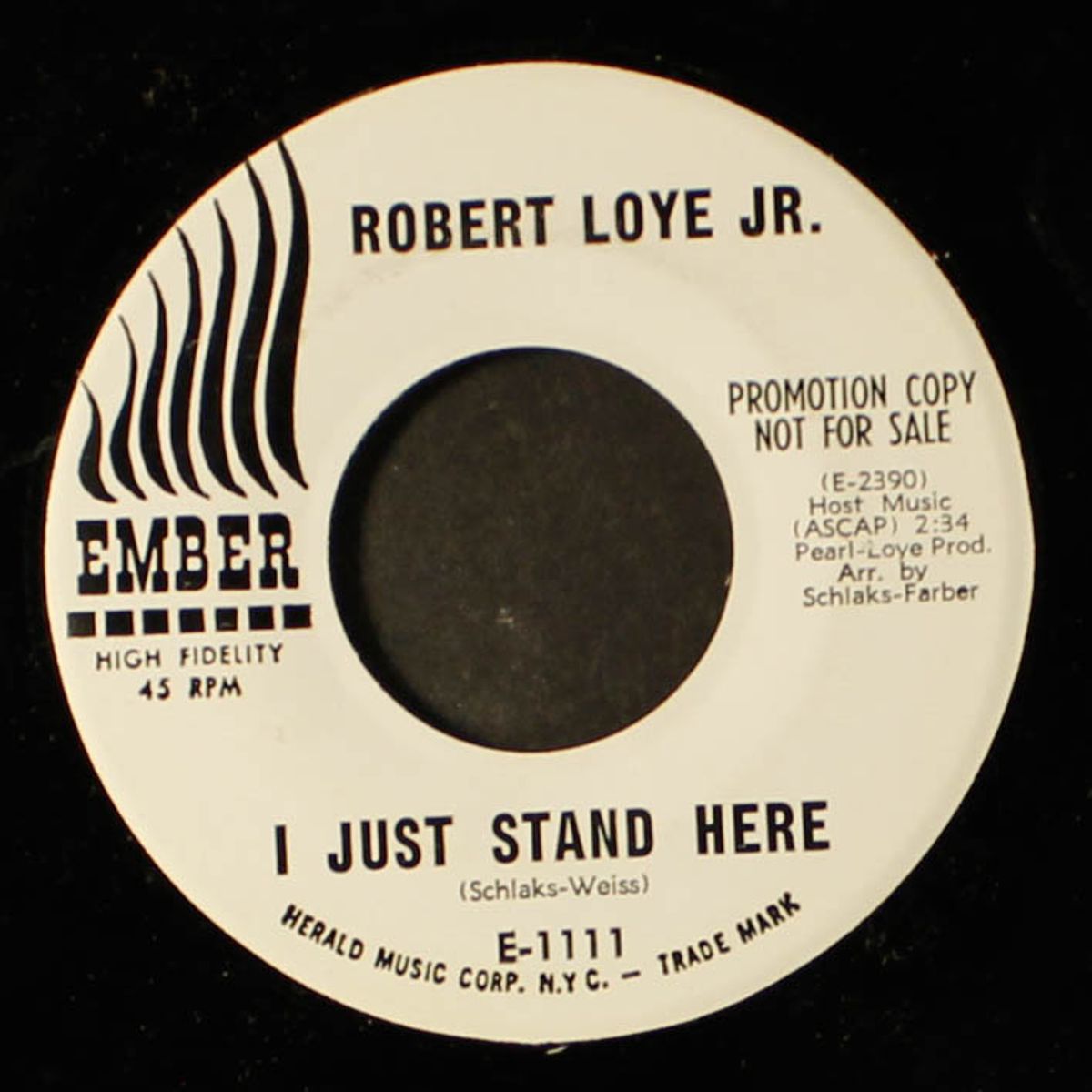 i just stand here by ROBERT LOYE, JR.