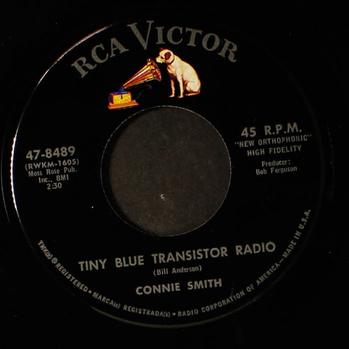 then and only then / tiny blue transistor radio by CONNIE SMITH