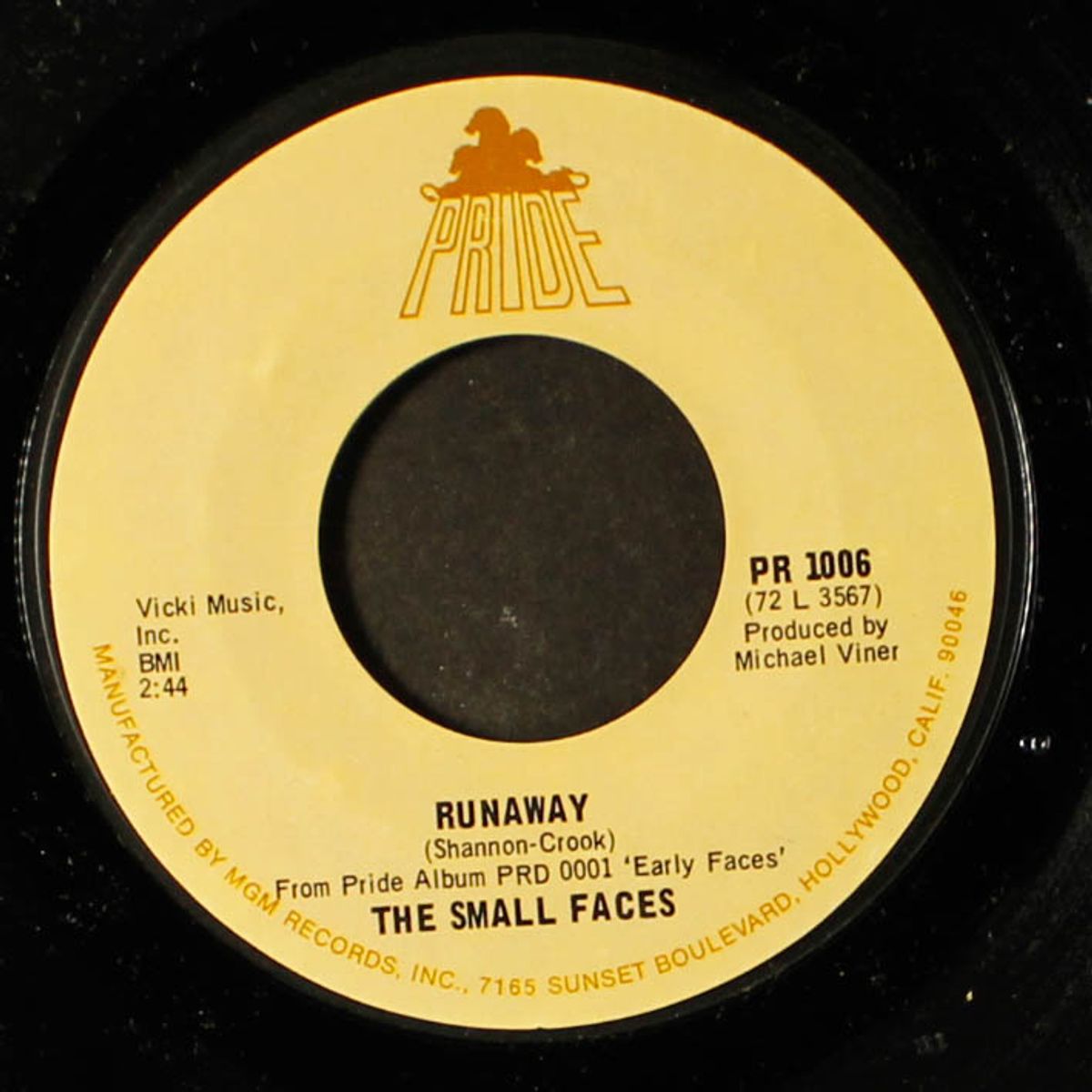 shake / runaway by SMALL FACES
