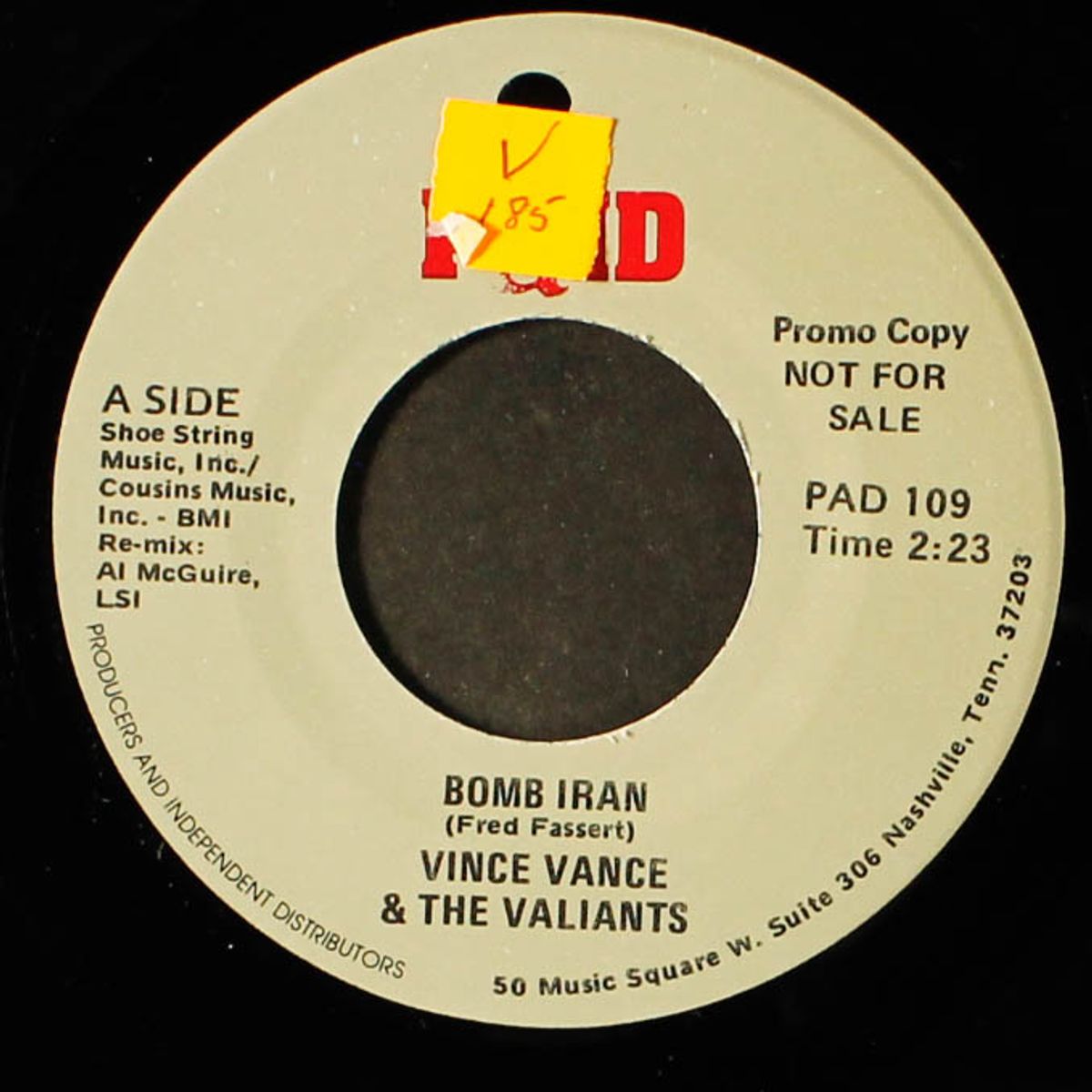 bomb iran / same by VINCE VANCE & VALIANTS