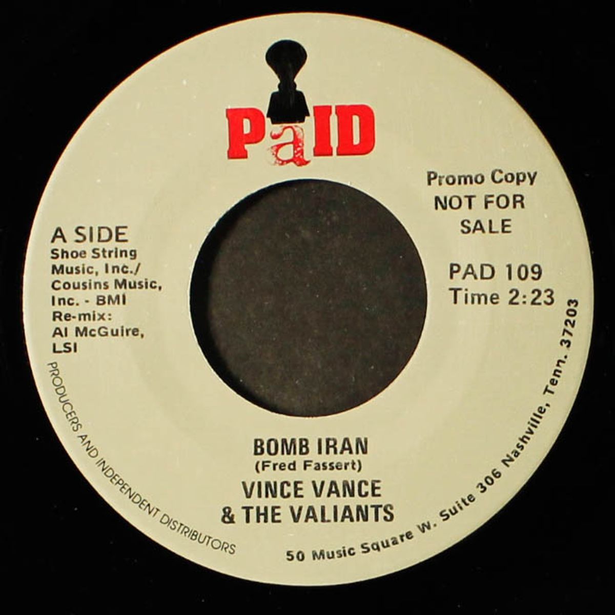 bomb iran / same by VINCE VANCE & VALIANTS