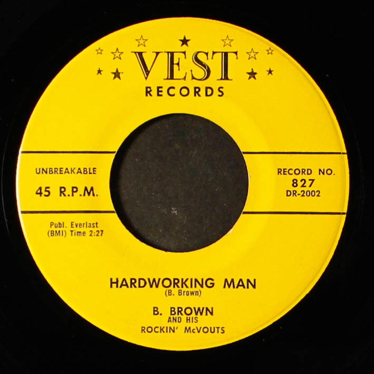 my baby left me / hardworking man by B. BROWN