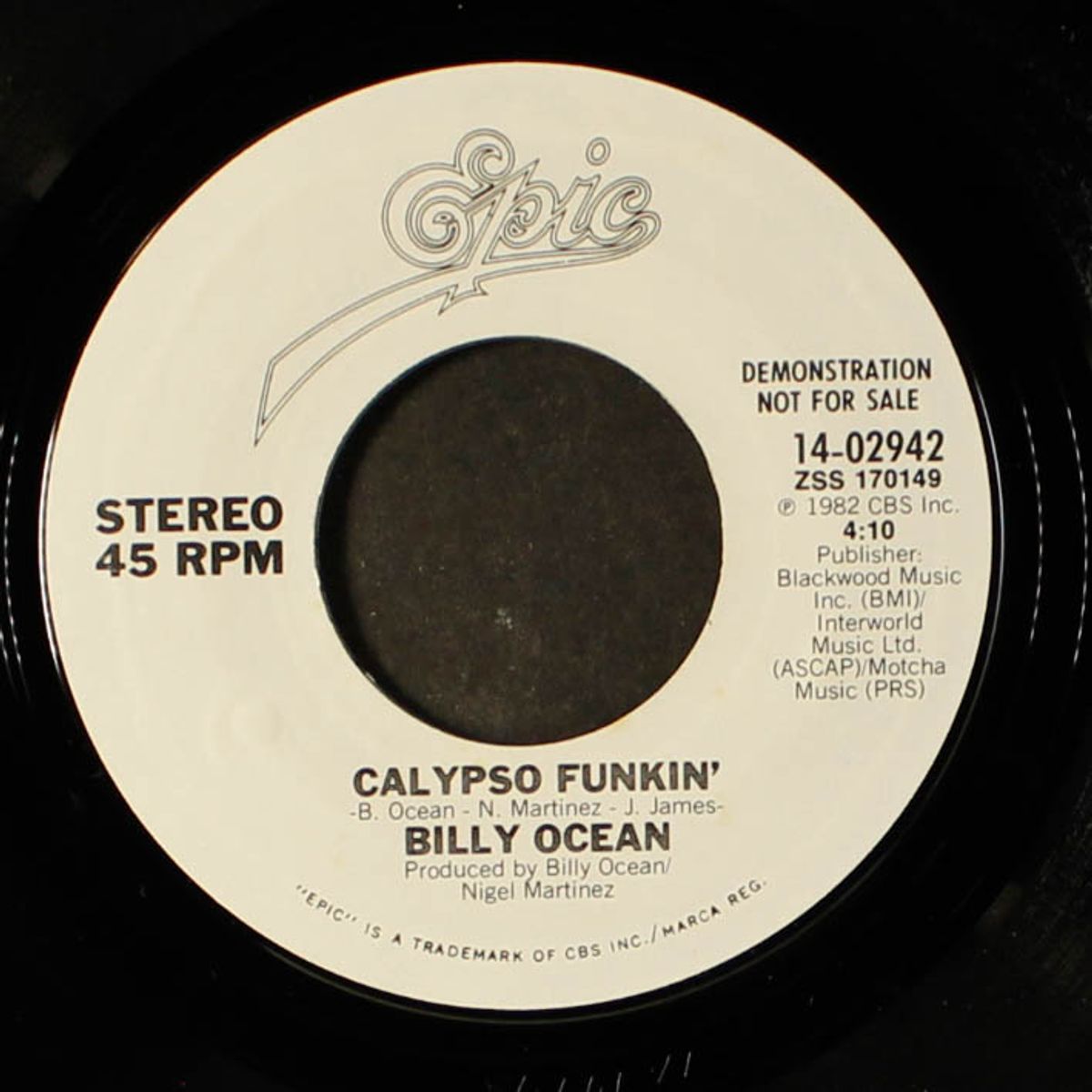 calypso funkin' / same by BILLY OCEAN
