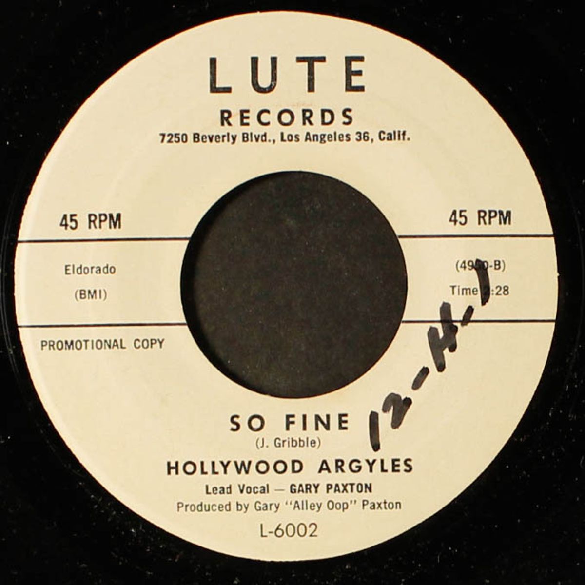 hully gully / so fine by HOLLYWOOD ARGYLES