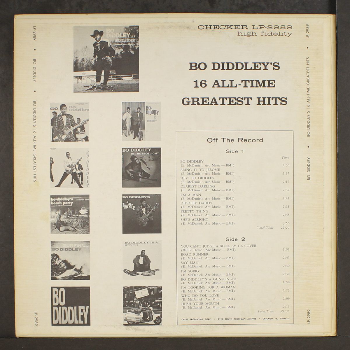 16 all-time greatest hits by BO DIDDLEY