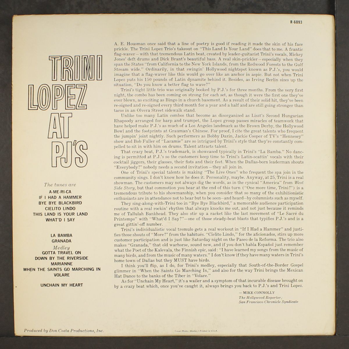 at pj's by TRINI LOPEZ