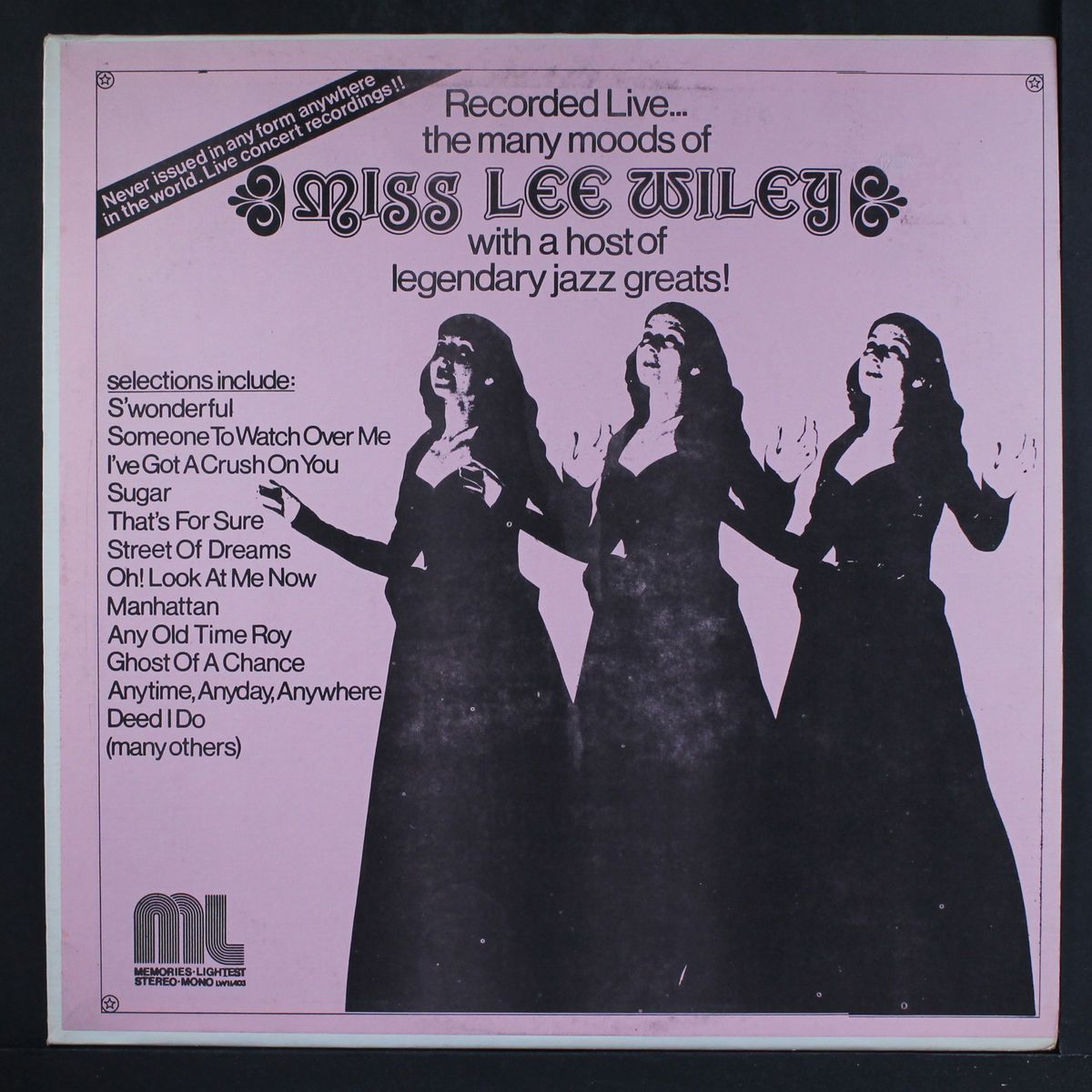 the many moods of by LEE WILEY