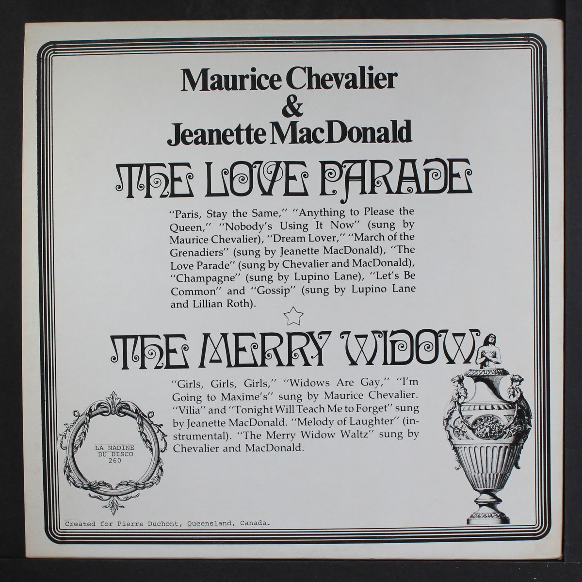 the merry widow / the love parade by SOUNDTRACK