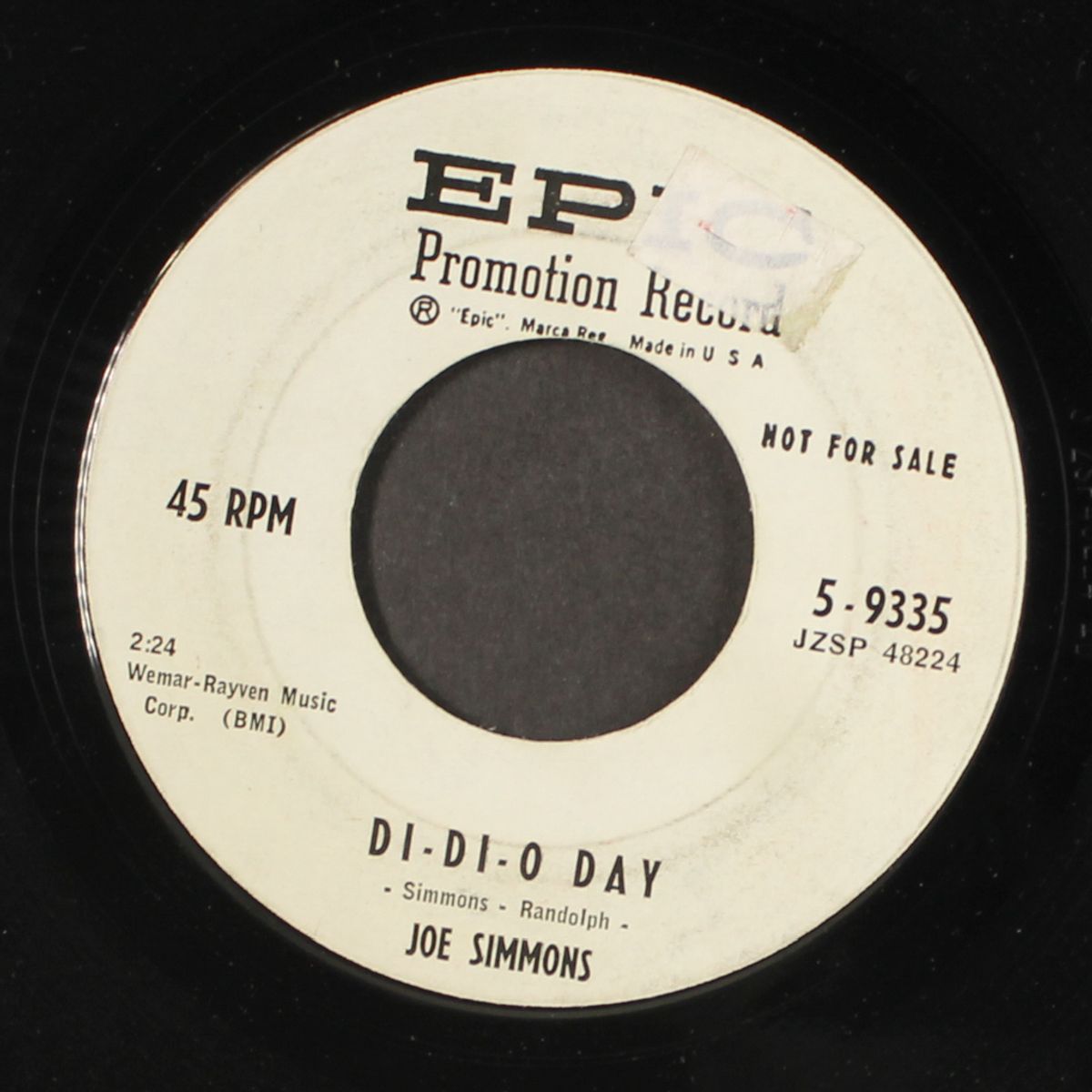 the dance / di-dio day by JOE SIMMONS