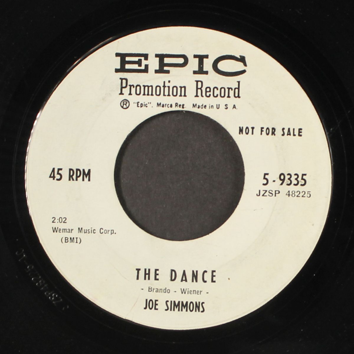 the dance / di-dio day by JOE SIMMONS