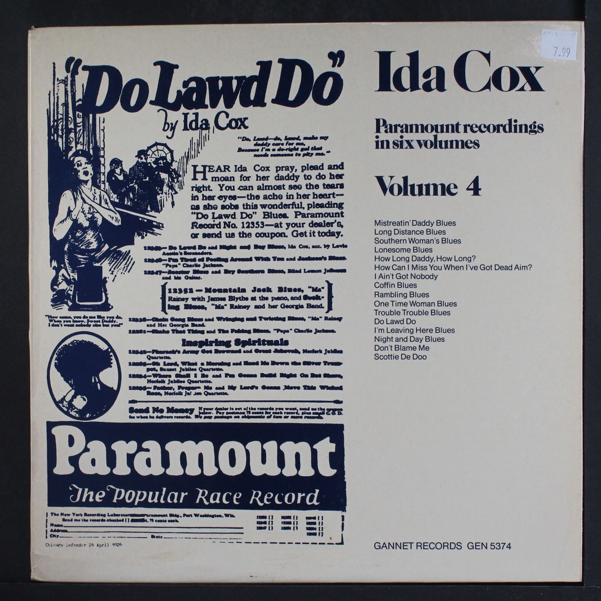 do lawd do by IDA COX