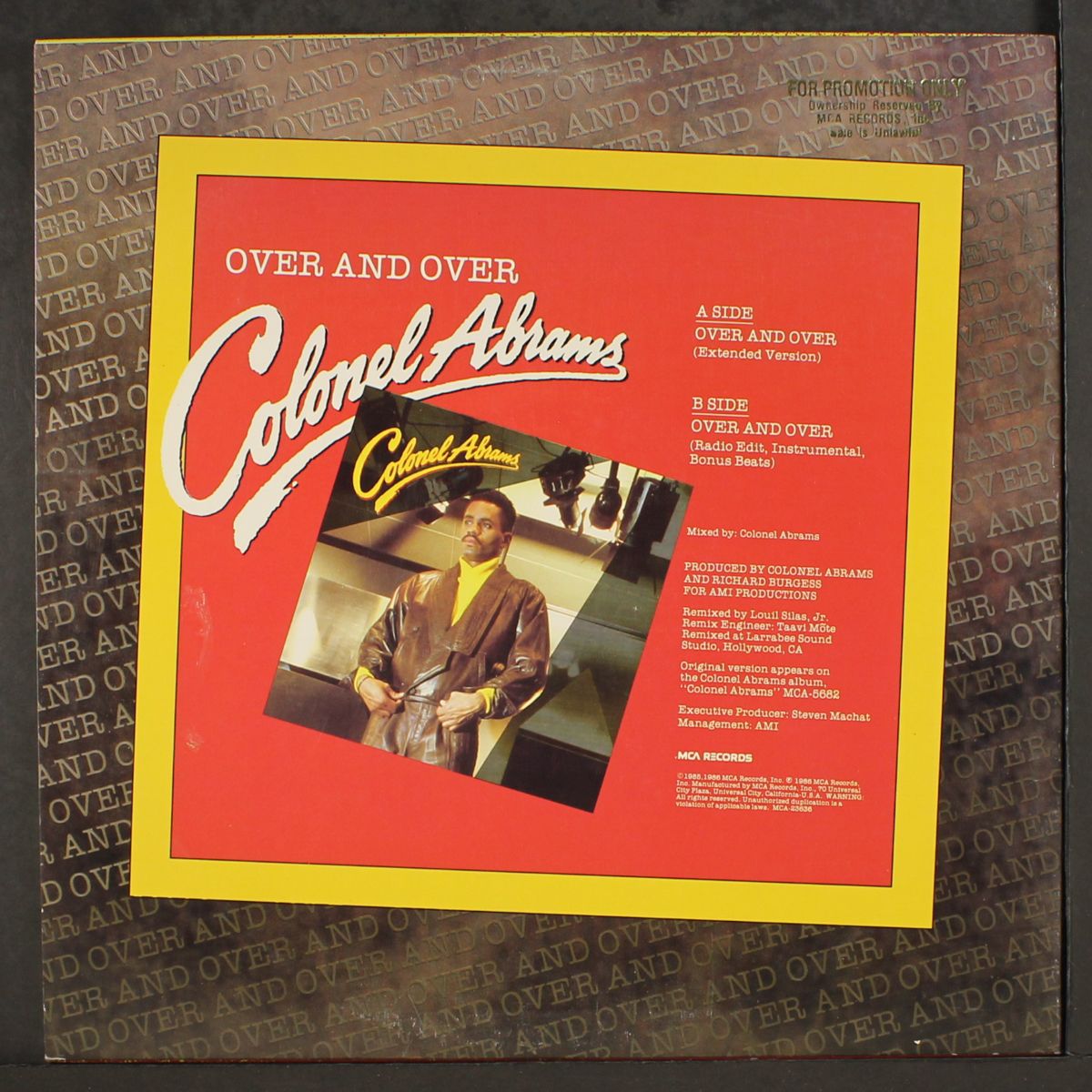 over and over by COLONEL ABRAMS
