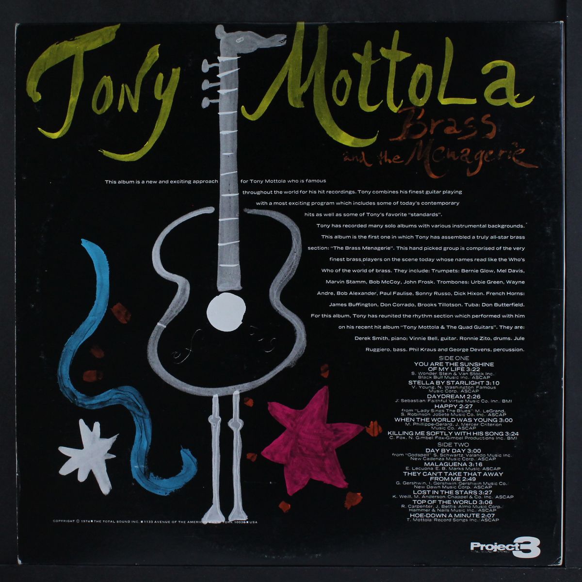 and the brass menagerie by TONY MOTTOLA