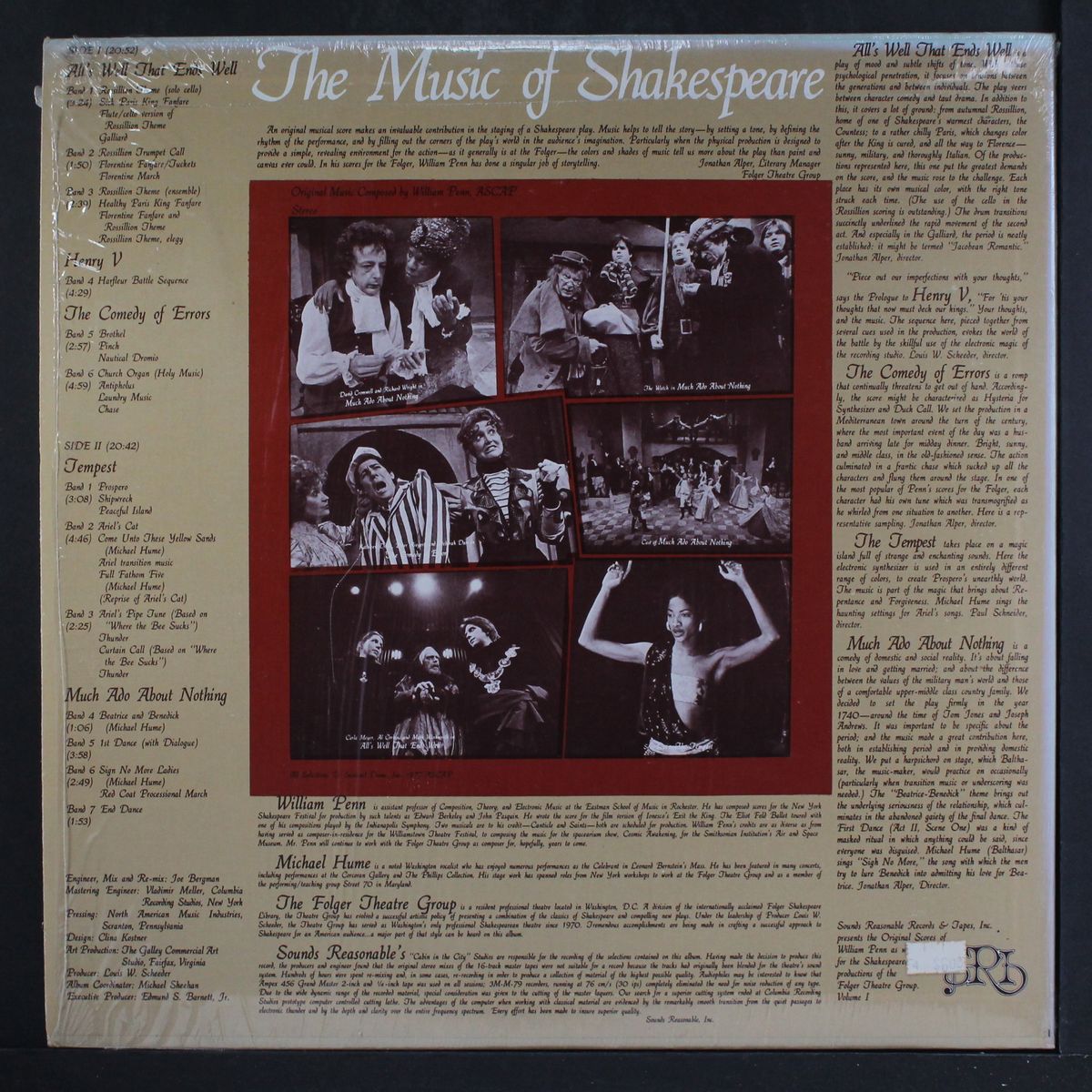 the music of shakespeare by WILLIAM PENN