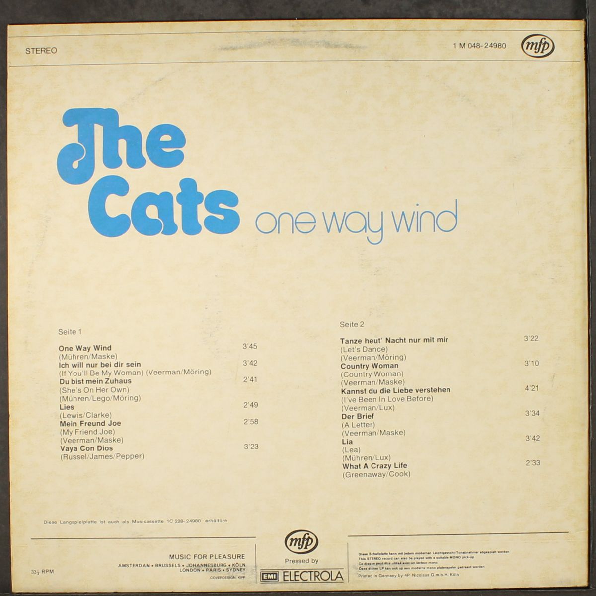 one way wind by CATS