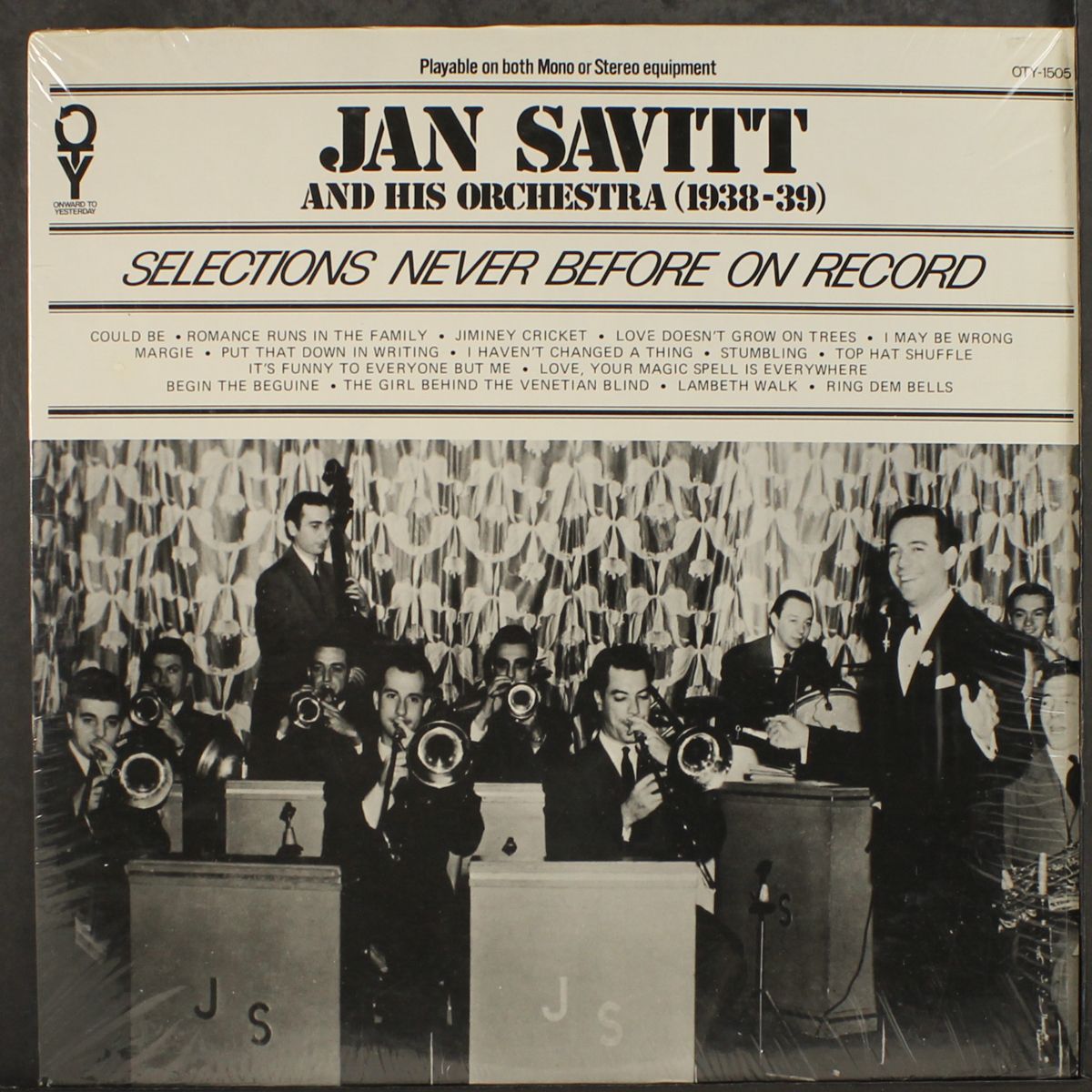 selections never before on record by JAN SAVITT