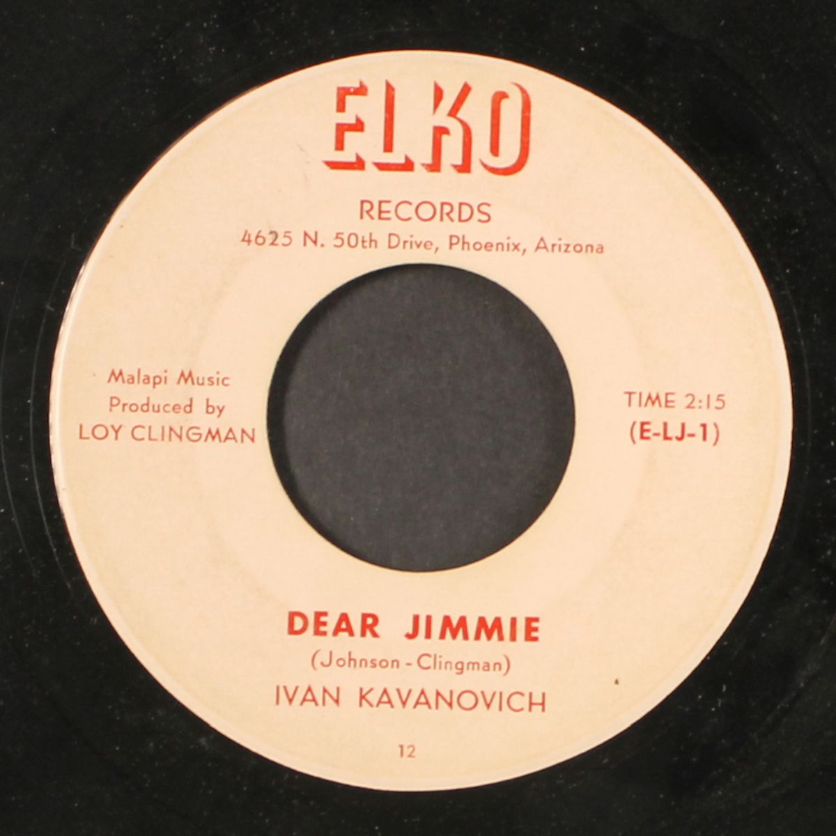 dear jimmie / ivan's song by IVAN KAVANOVICH