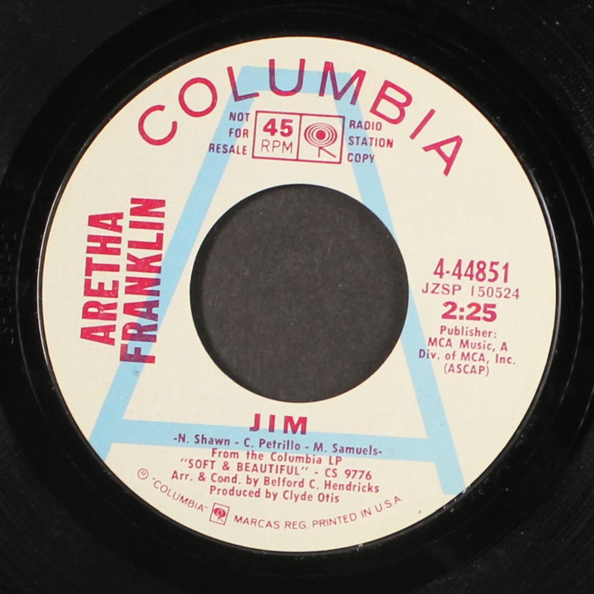 jim / friendly persusasion by ARETHA FRANKLIN