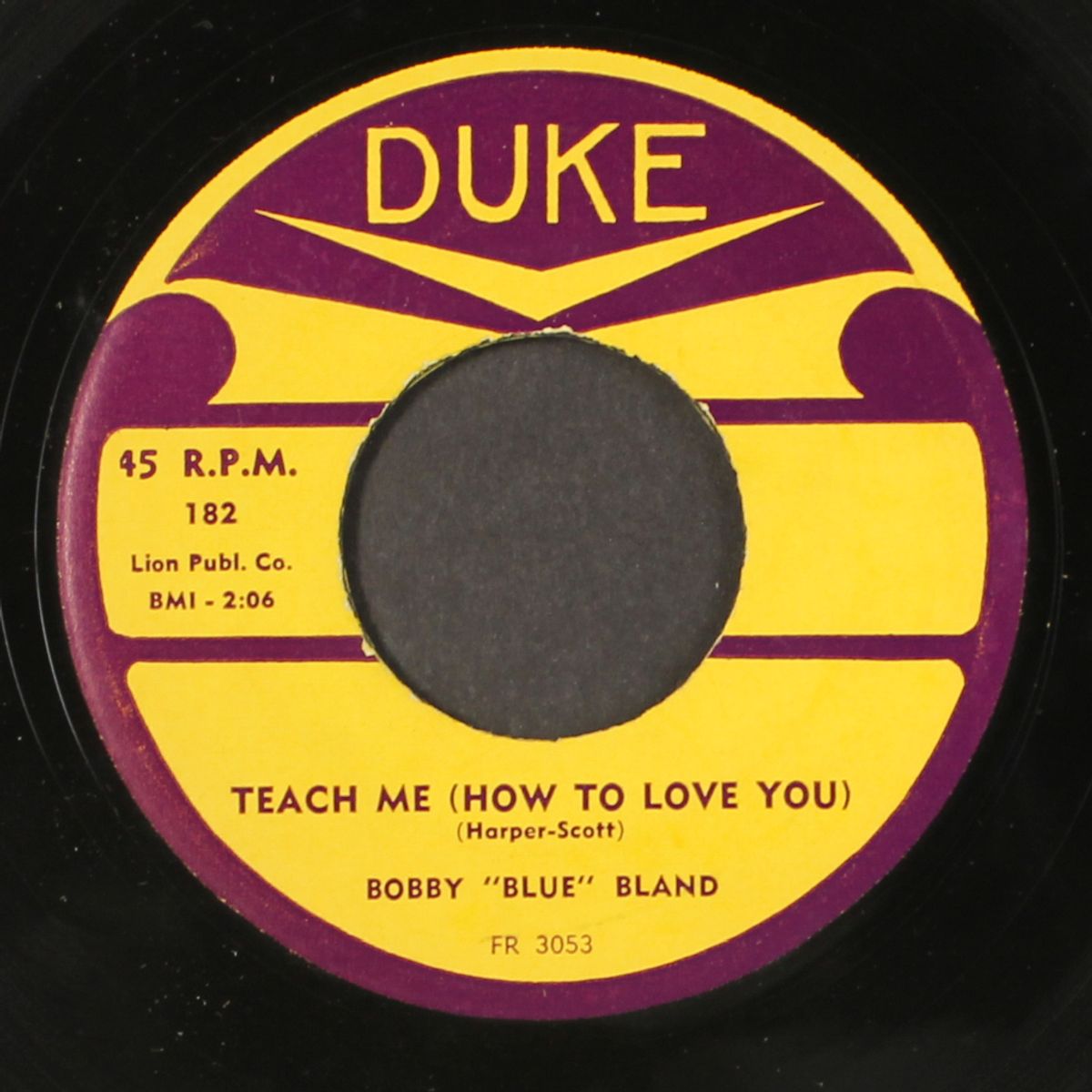 bobby's blues / teach me (how to love you) by BOBBY BLAND
