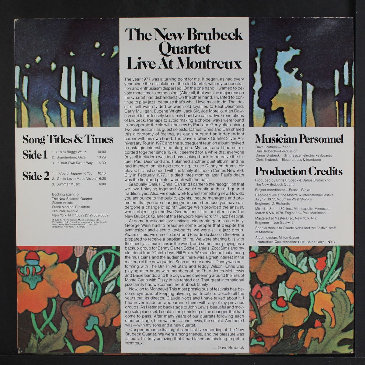 live at montreux by NEW BRUBECK QUARTET